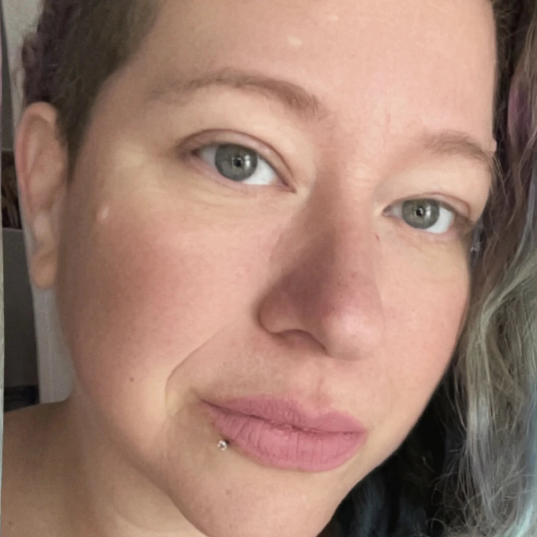 Naked Matte Lipstick on Lips | Surreal Makeup