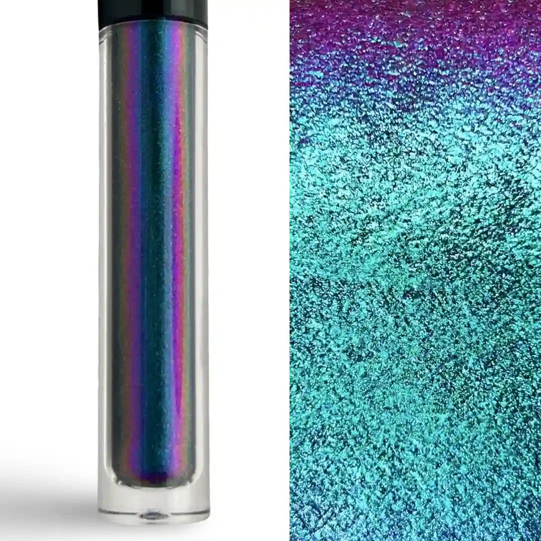 Cyborg Brightsaber Liquid Eyeshadow and Swatch | Surreal Makeup