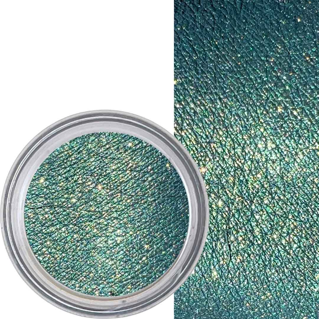 Evergreen eyeshadow and swatch by Surreal Makeup