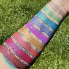 Palace Garden Set Swatches on pale base | Surreal Makeup