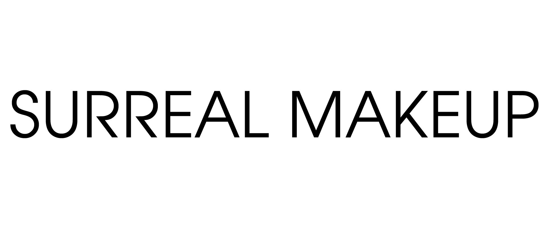Surreal Makeup Text Logo (Black)